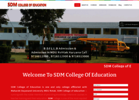 sdmcollegeofeducation.com