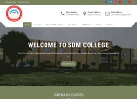 sdmcolleges.co.in