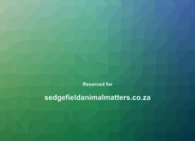 sedgefieldanimalmatters.co.za