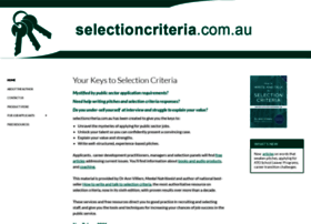 selectioncriteria.com.au
