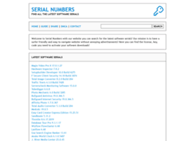 serialnumbers.site