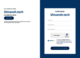 shivansh.tech