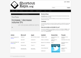 shortcutkeys.org