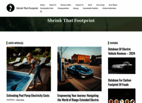 shrinkthatfootprint.com
