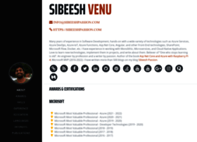 sibeeshvenu.com