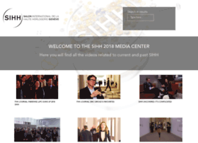sihh-2018-mediacenter.org