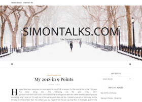simontalks.com