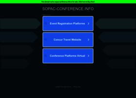 sopac-conference.info
