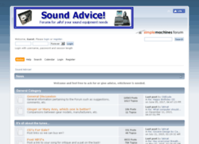 soundadviceforums.com