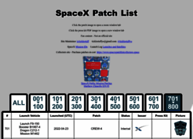 spacexpatchlist.space
