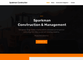 sparkmanconstruction.com