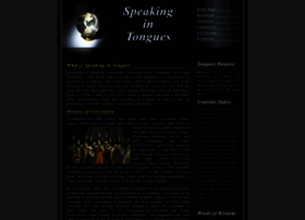 speaking-in-tongues.net