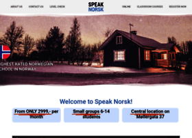 speaknorsk.no