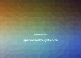 specialisedfreight.co.za