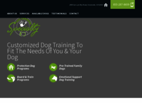 specialtydogtraining.com
