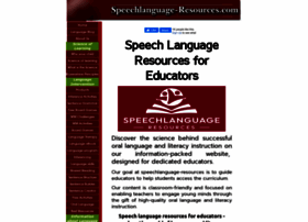 speechlanguage-resources.com