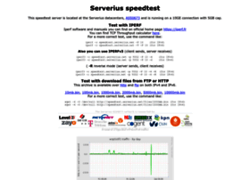 speedtest.serverius.net
