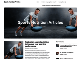 sportsnutritionarticles.com