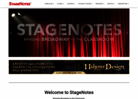 stagenotes.com