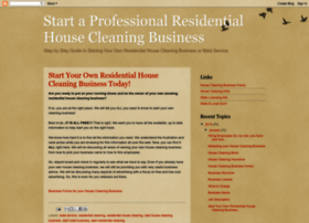 starthousecleaningbusiness.info