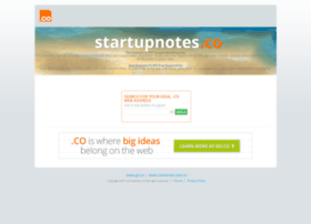 startupnotes.co
