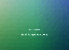 stayinlangebaan.co.za