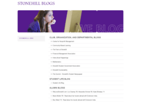 stonehillblogs.org