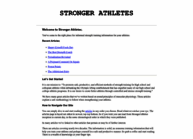 strongerathletes.com