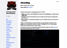 structlog.org