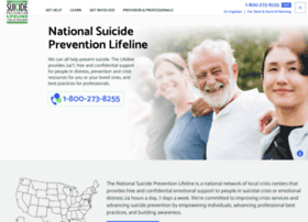 suicidepreventionlifeline.com