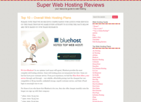 superwebhostingreviews.com