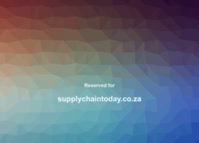 supplychaintoday.co.za
