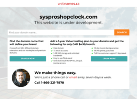 sysproshopclock.com