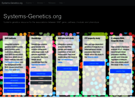 systems-genetics.org