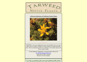 tarweednativeplants.com