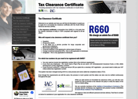 taxclearancecertificate-sa.co.za