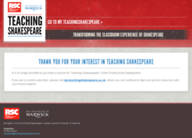 teachingshakespeare.ac.uk