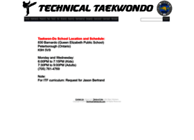 technicaltaekwondo.com