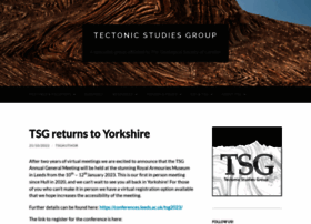 tectonicstudiesgroup.org