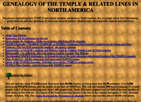 temple-genealogy.com