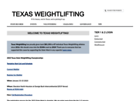 texasweightlifting.com
