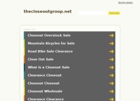 thecloseoutgroup.net
