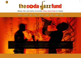 thecodajazzfund.org