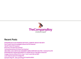 thecompanyboy.com