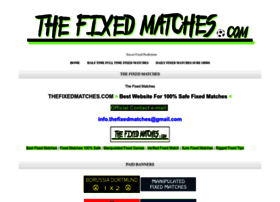 thefixedmatches.com