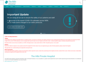 thehillsprivatehospital.com.au