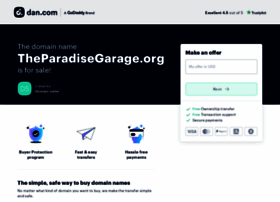 theparadisegarage.org