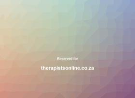 therapistsonline.co.za