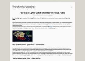 theshiwiarsproject.org