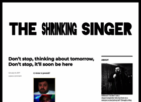 theshrinkingsinger.com
